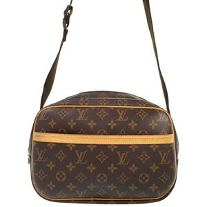Louis Vuitton Monogram Leather Brown Reporter Shoulder Bag